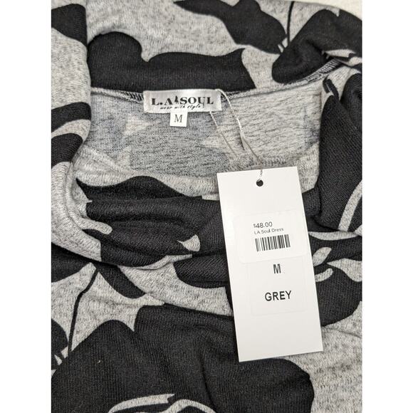 LA Soul Cowl Neck Floral Dress - Picture 3 of 6